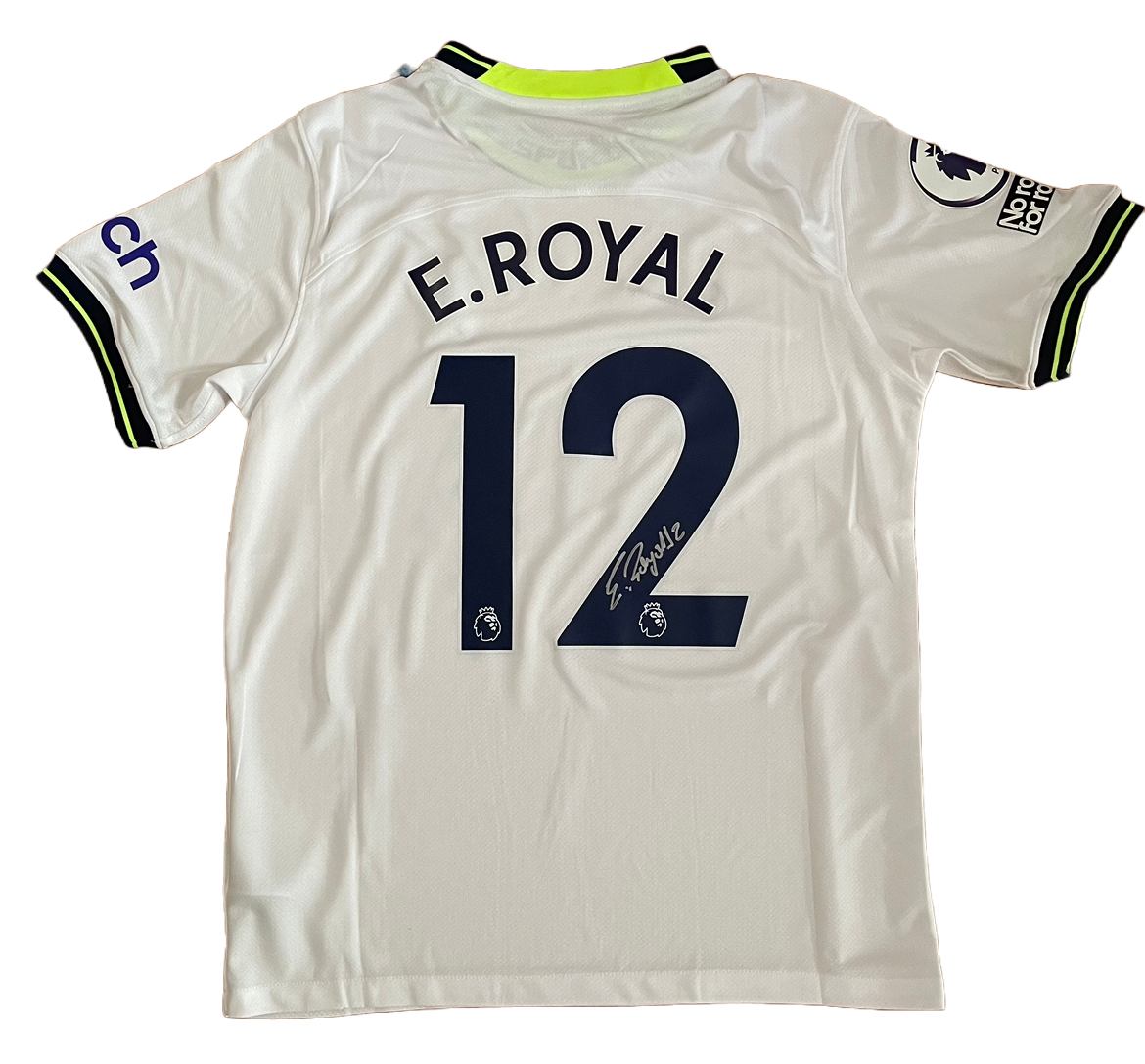 Signed Tottenham Hotspur Shirt Framed - Premier League Squad 2014 Jersey