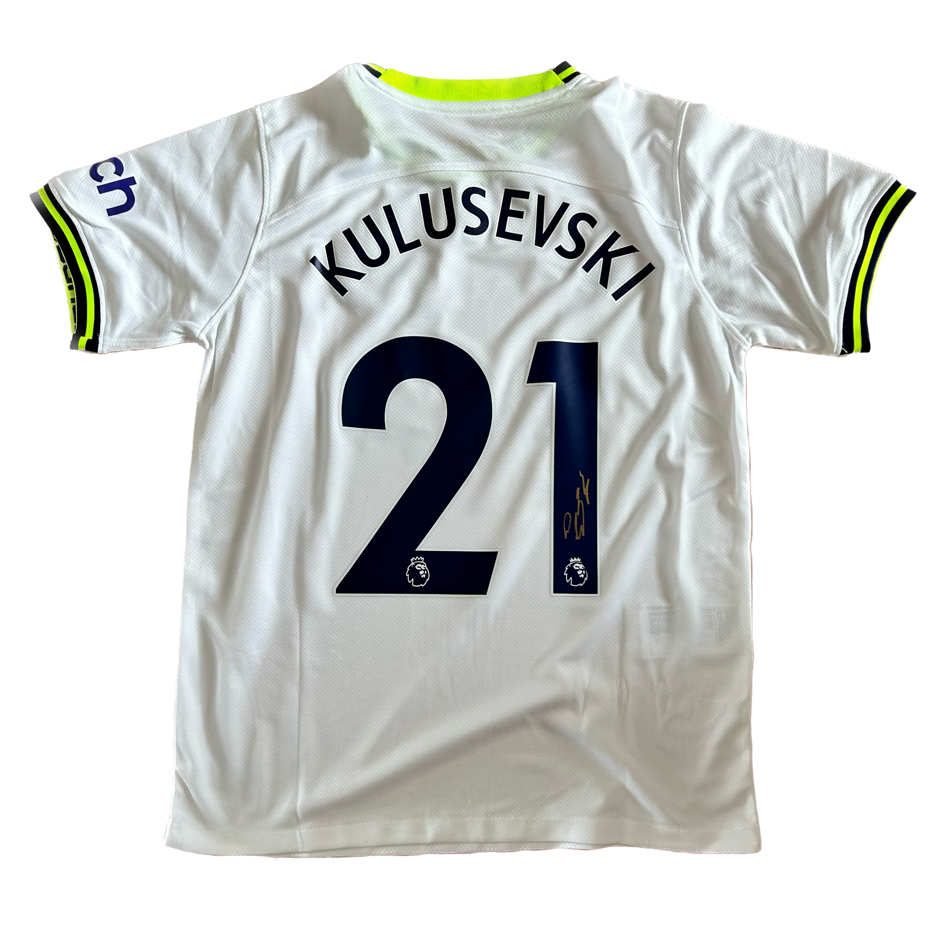 Signed Kulusevski Spurs Home Shirt 22/23 – ARMEMORABILIA