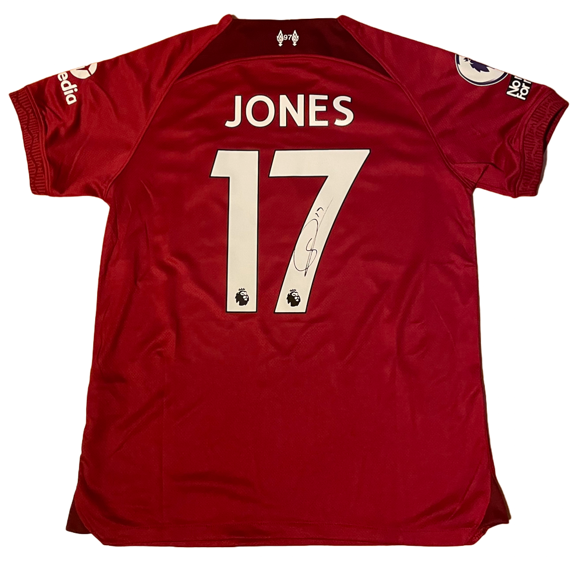 Signed Curtis Jones Liverpool Home Shirt 22/23
